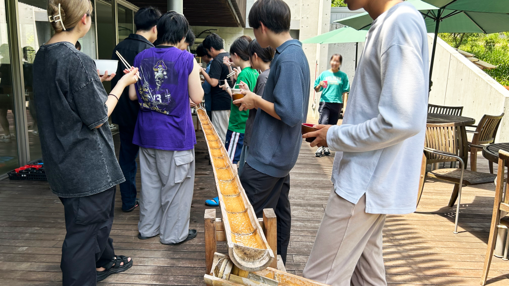 流しそうめん